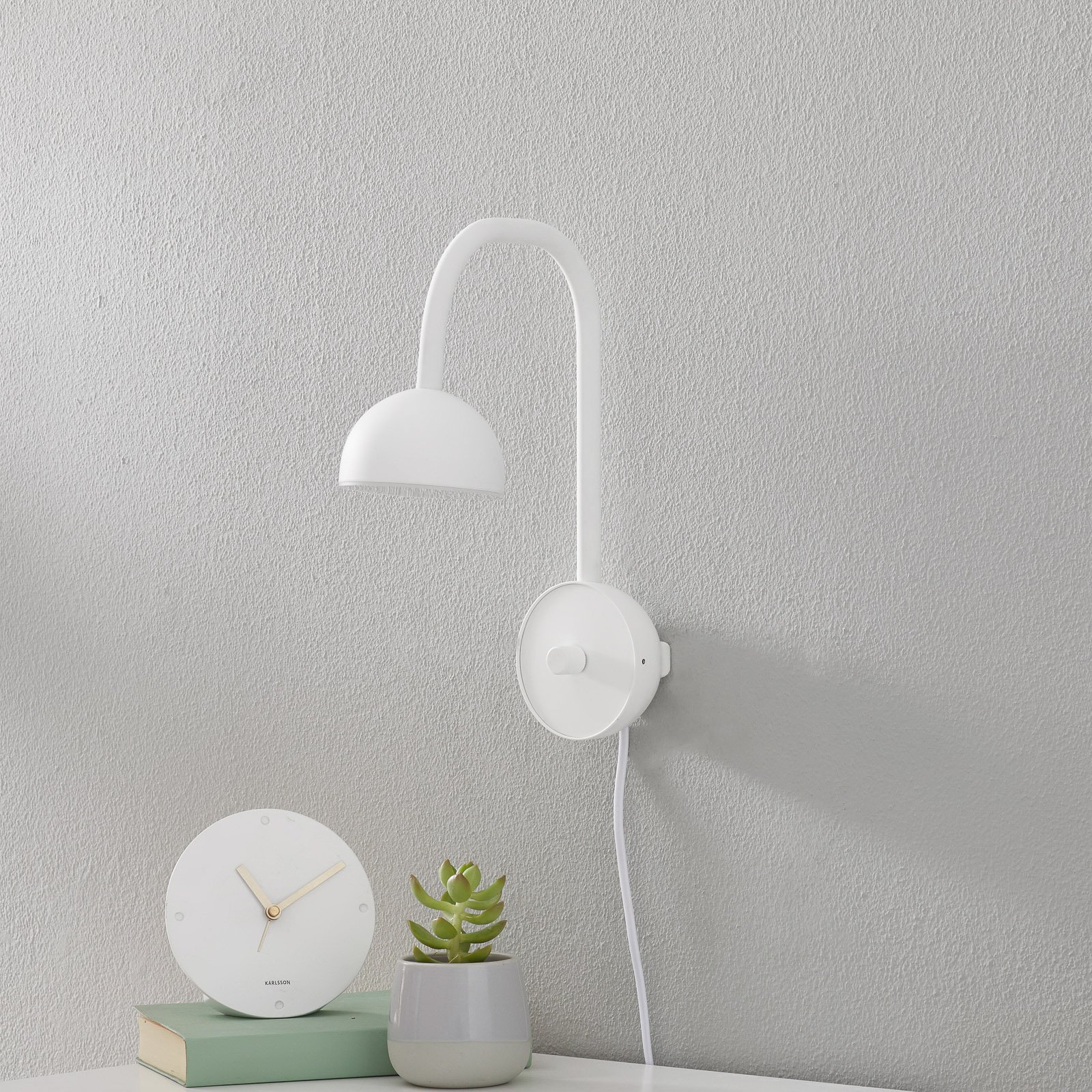 Blush Vägglampa Matt White - Northern