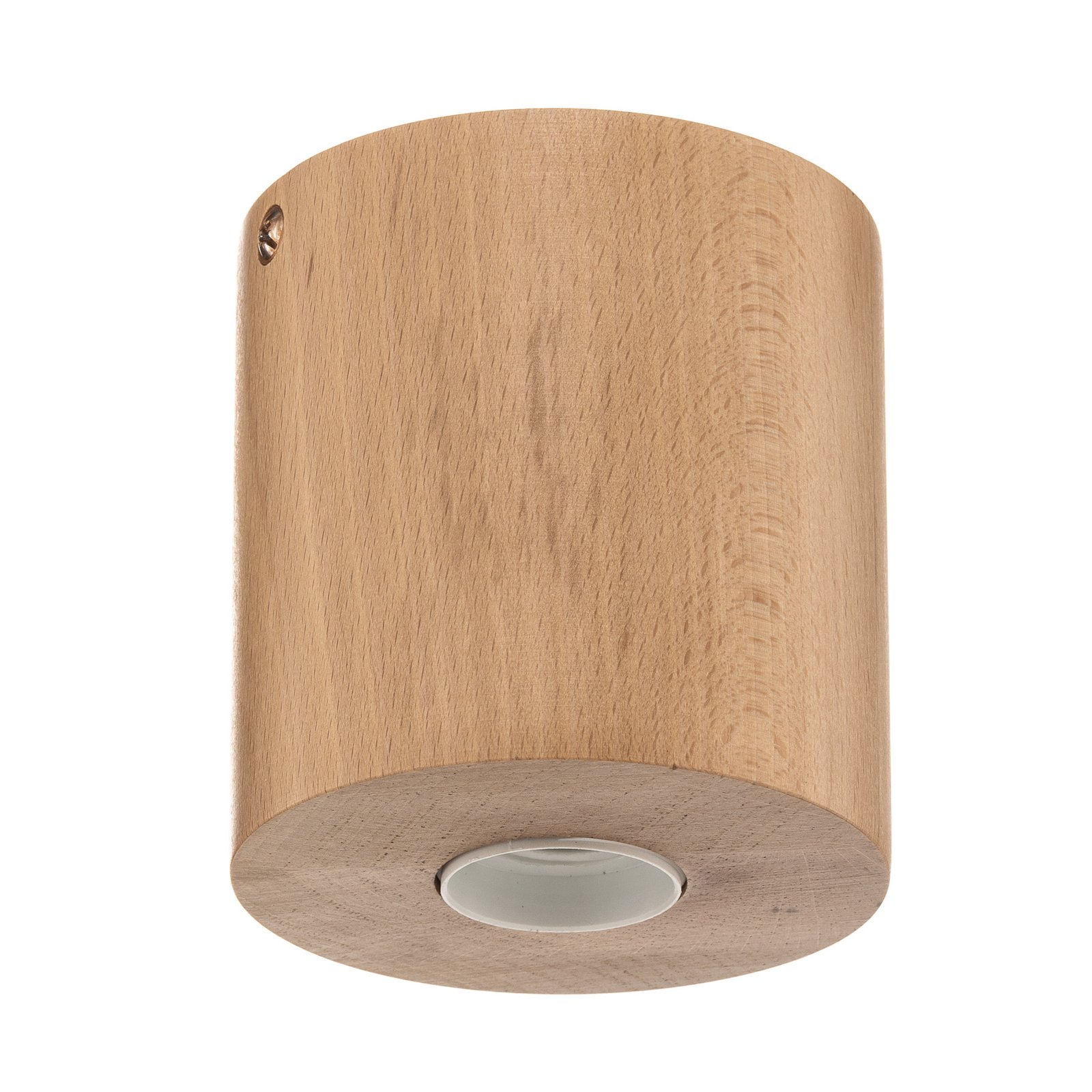 Lampa sufitowa Block okrągłe drewno, naturalna