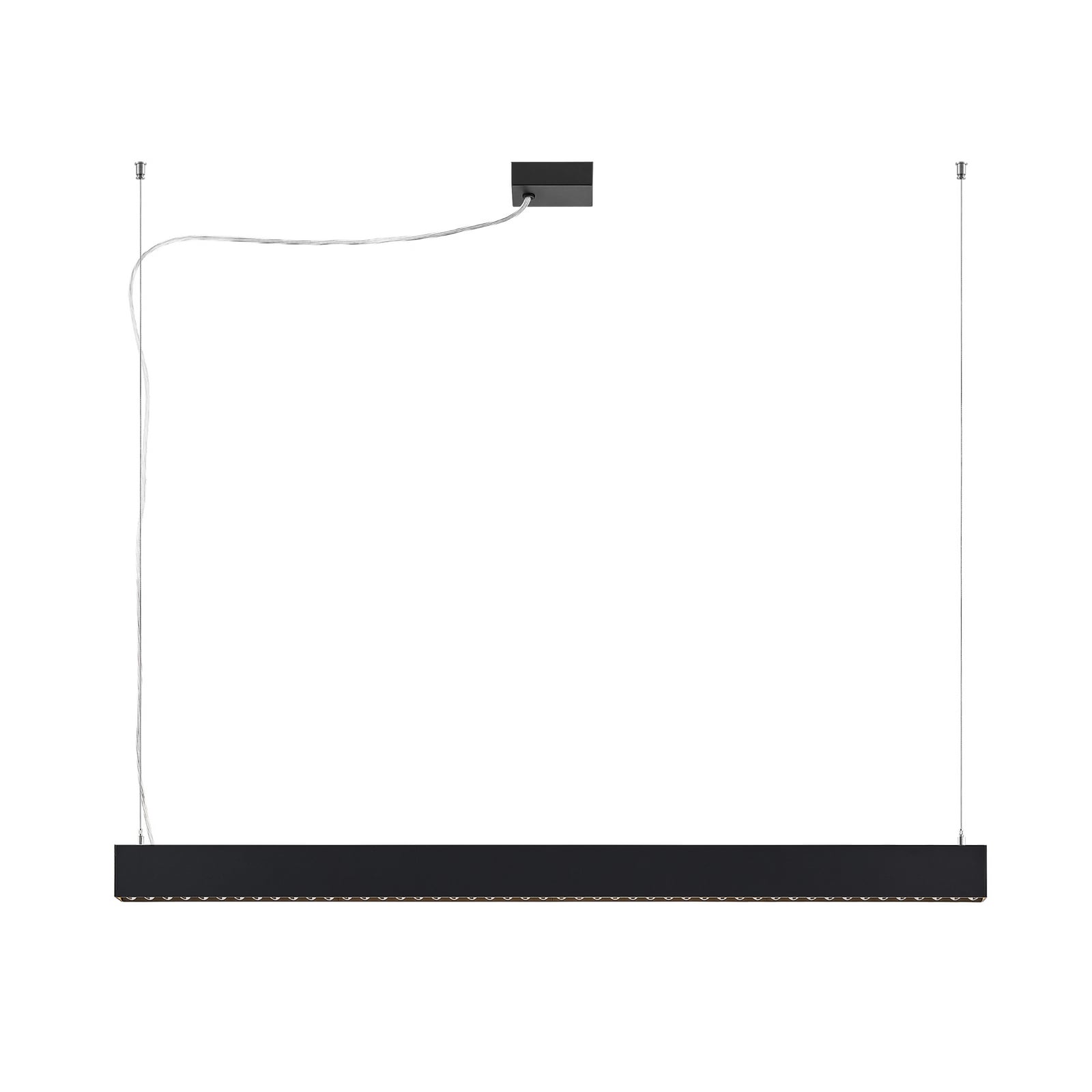 LED-riippvalgusti PERFORA PROLINE M, must, 106 cm, DALI, üles/alla LED-riippvalgusti PERFORA PROLINE M, must, 106 cm, DALI, üles/alla