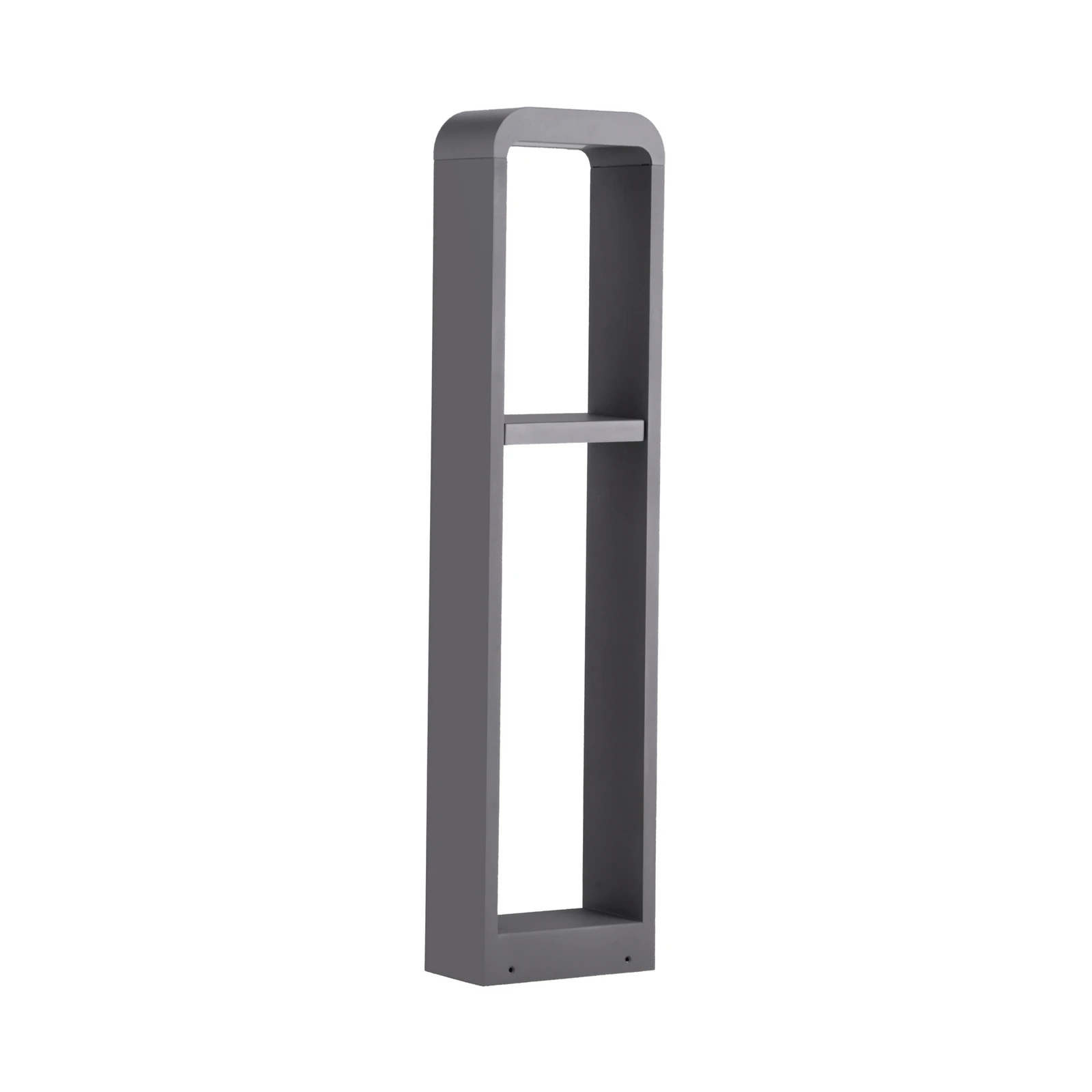 Lindby, borne lumineuse LED Darko, 100 cm, gris, métal, IP54