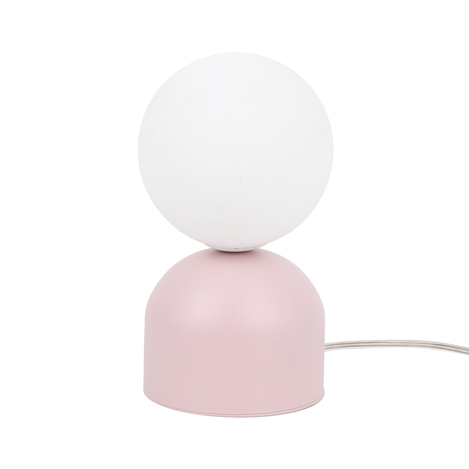 Tafellamp Miki, roze, glas, hoogte 21 cm, G9