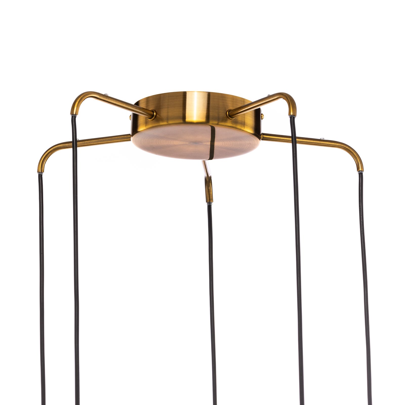 Lindby, candeeiro suspenso Belarion, multicolor, 5 lâmpadas, Ø 65 cm
