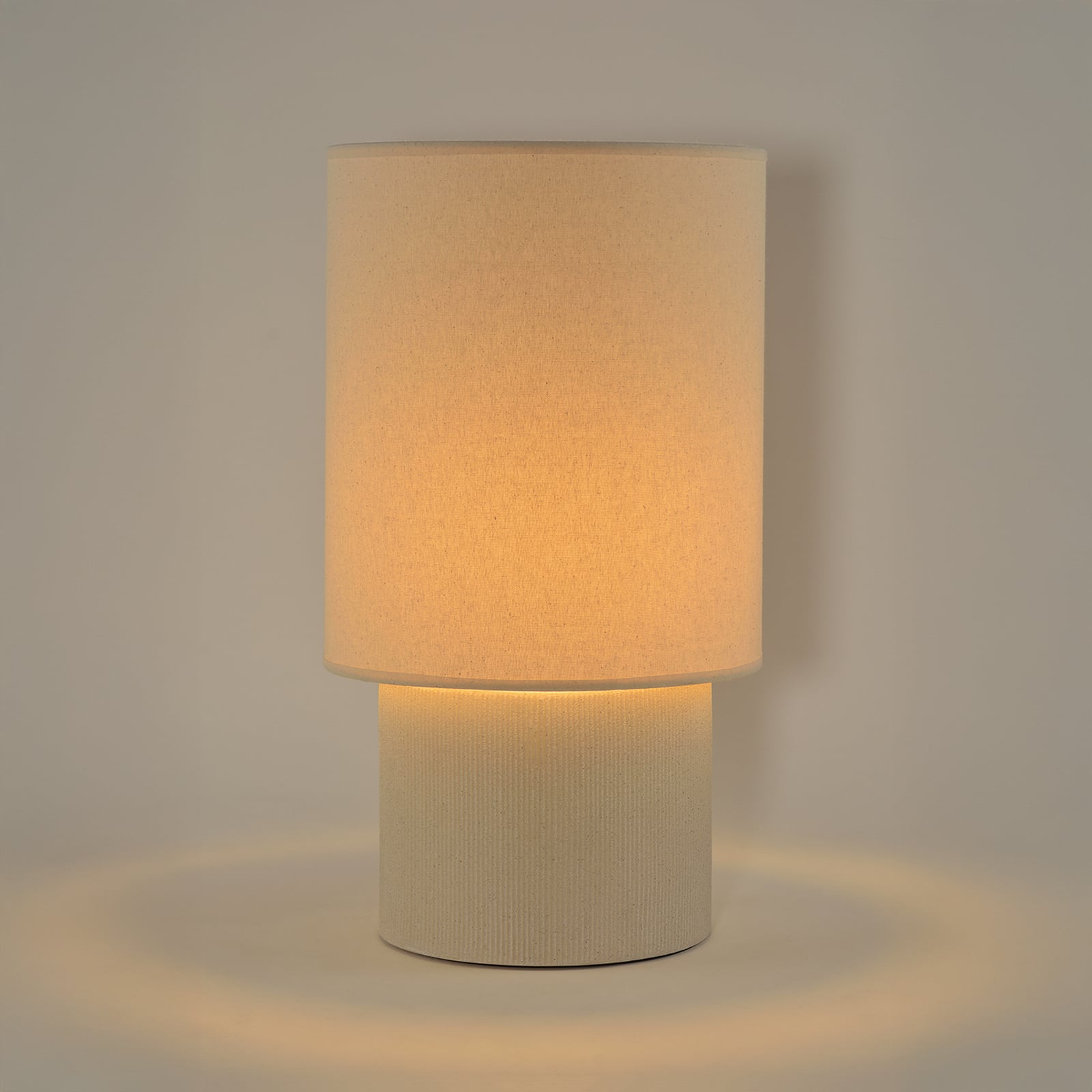 Lampada da tavolo Rhodes avorio/beige, altezza 51 cm - COREP SAS Lampada da tavolo Rhodes avorio/beige, altezza 51 cm - COREP SAS