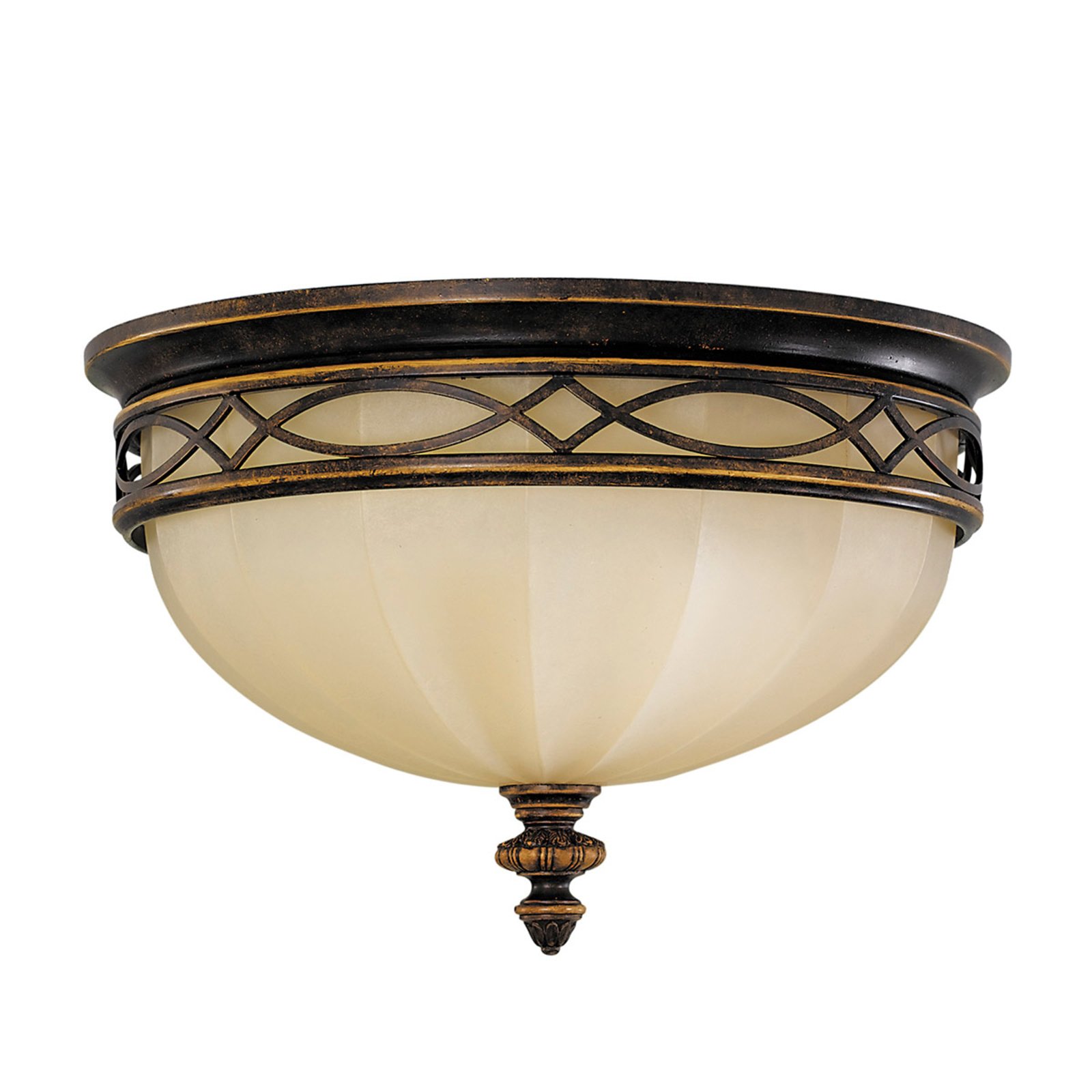 Drawing Room Ceiling Light with Scavo Glass