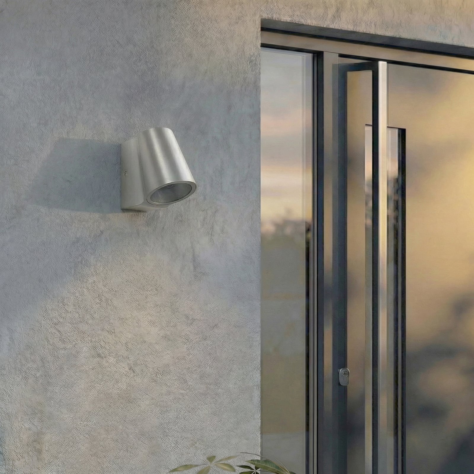 Illuvia LED-ulkoseinävalaisin, IP54, alumiini, metalli – Lindby Illuvia LED-ulkoseinävalaisin, IP54, alumiini, metalli – Lindby