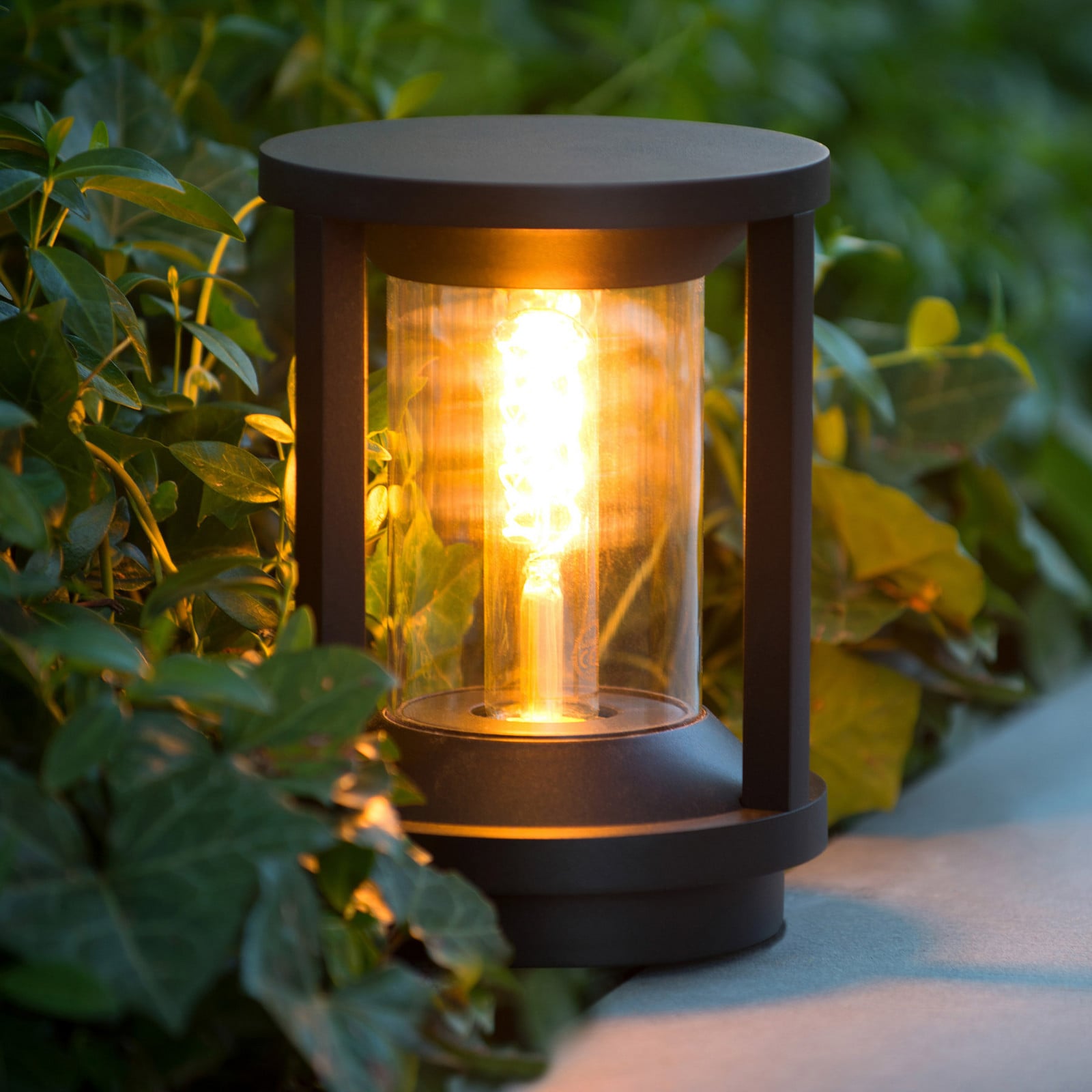 Lucide Cadix bază de aluminiu turnat sub presiune 22cm - negru - Metal