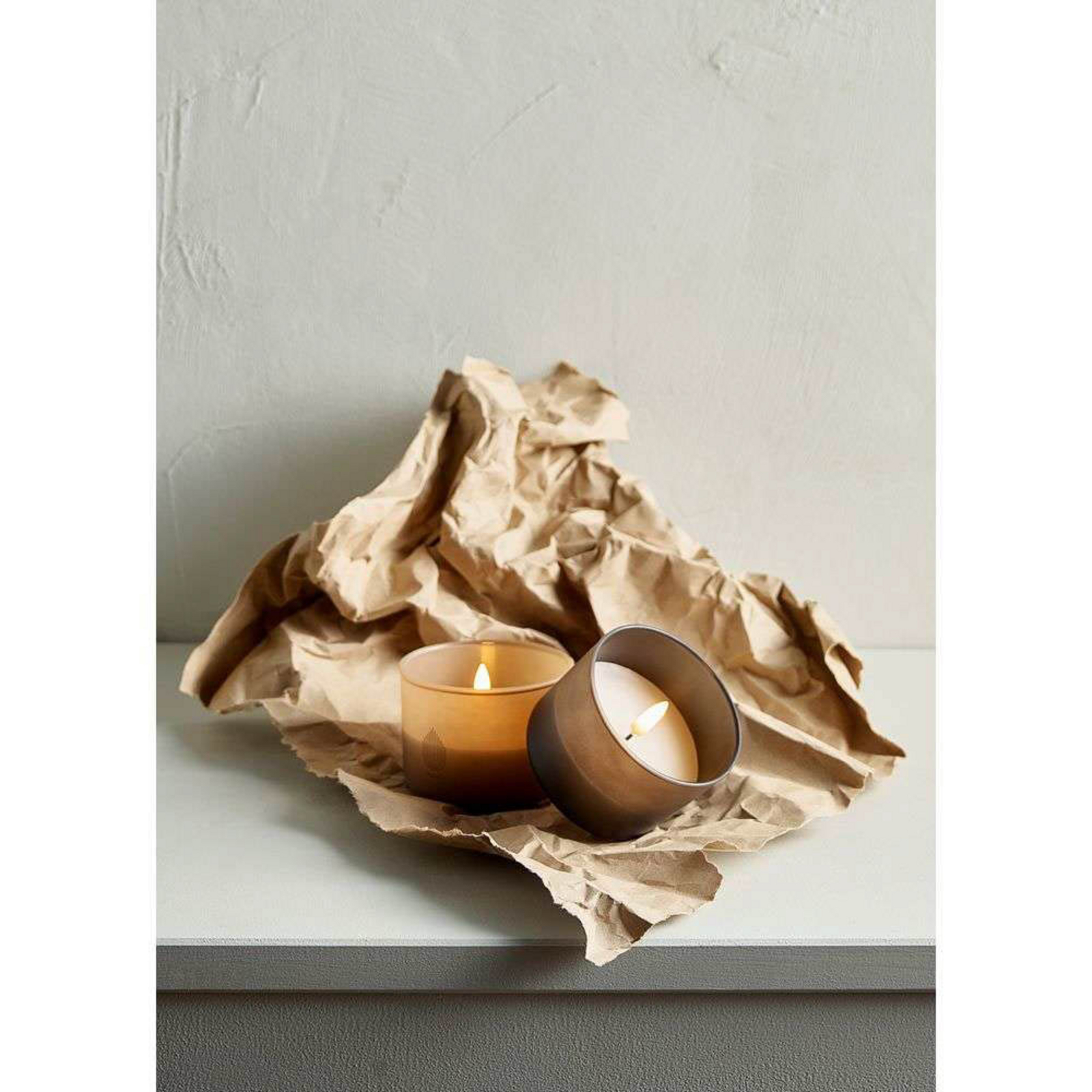 Glas Hell 8,2x6 cm Beige - Uyuni Lighting