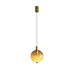 OLEV LED-Hängeleuchte BEAM STICK NUANCE, amber, Ø 20 cm, 927