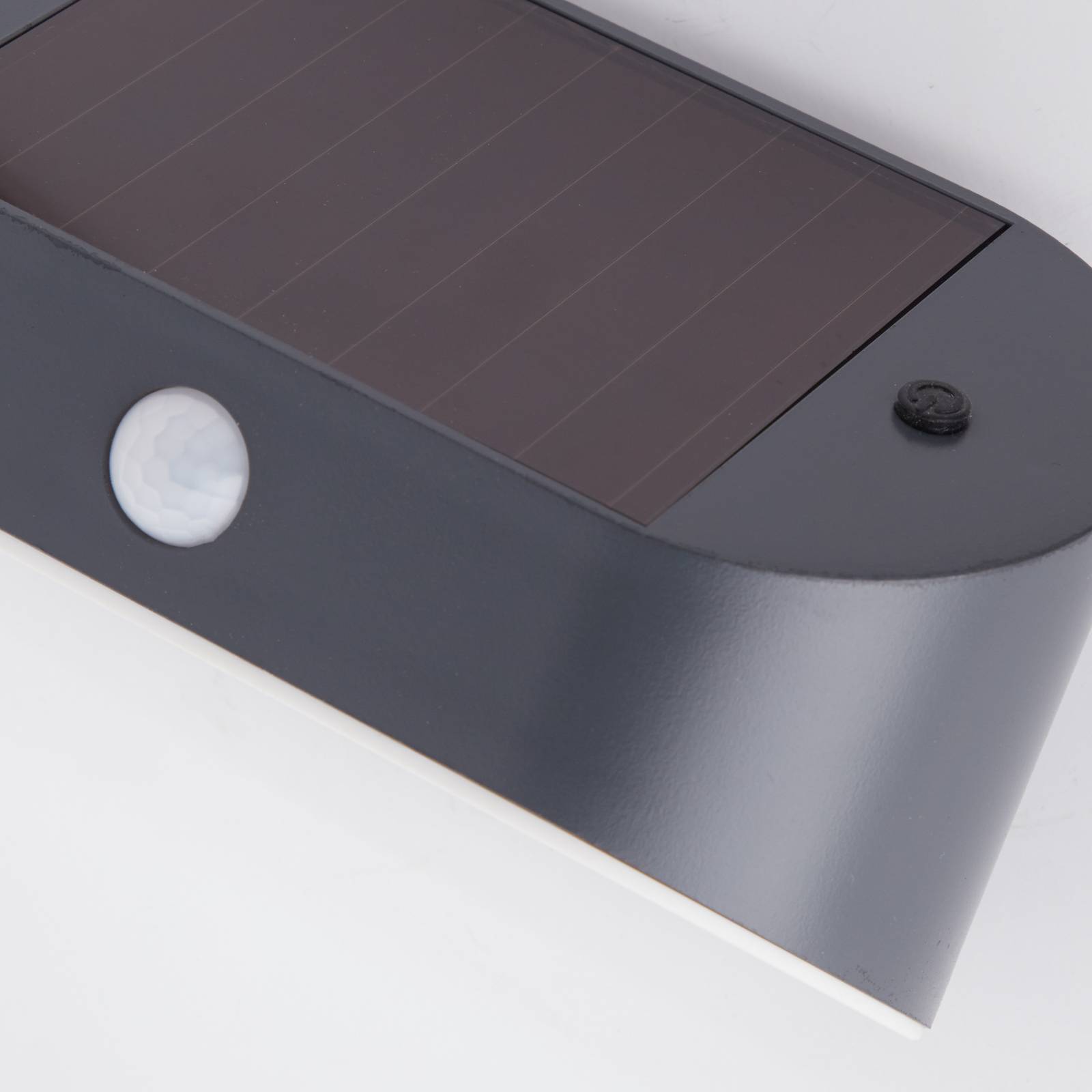E-shop LED solárne nástenné svietidlo 67421BK-PIR, detektor pohybu