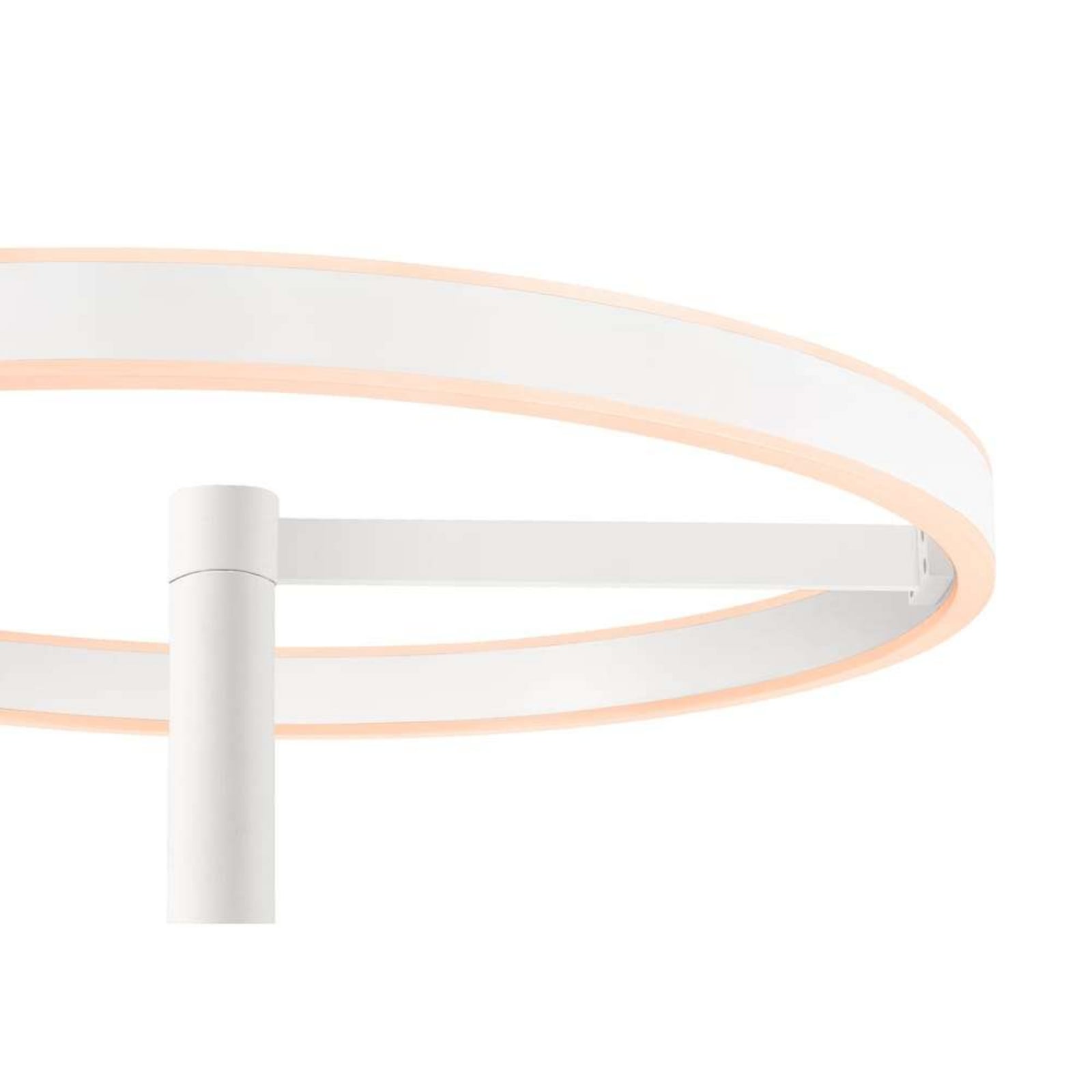 SLV LED-gulvlampe One Straight, hvid, 2700/3000 K