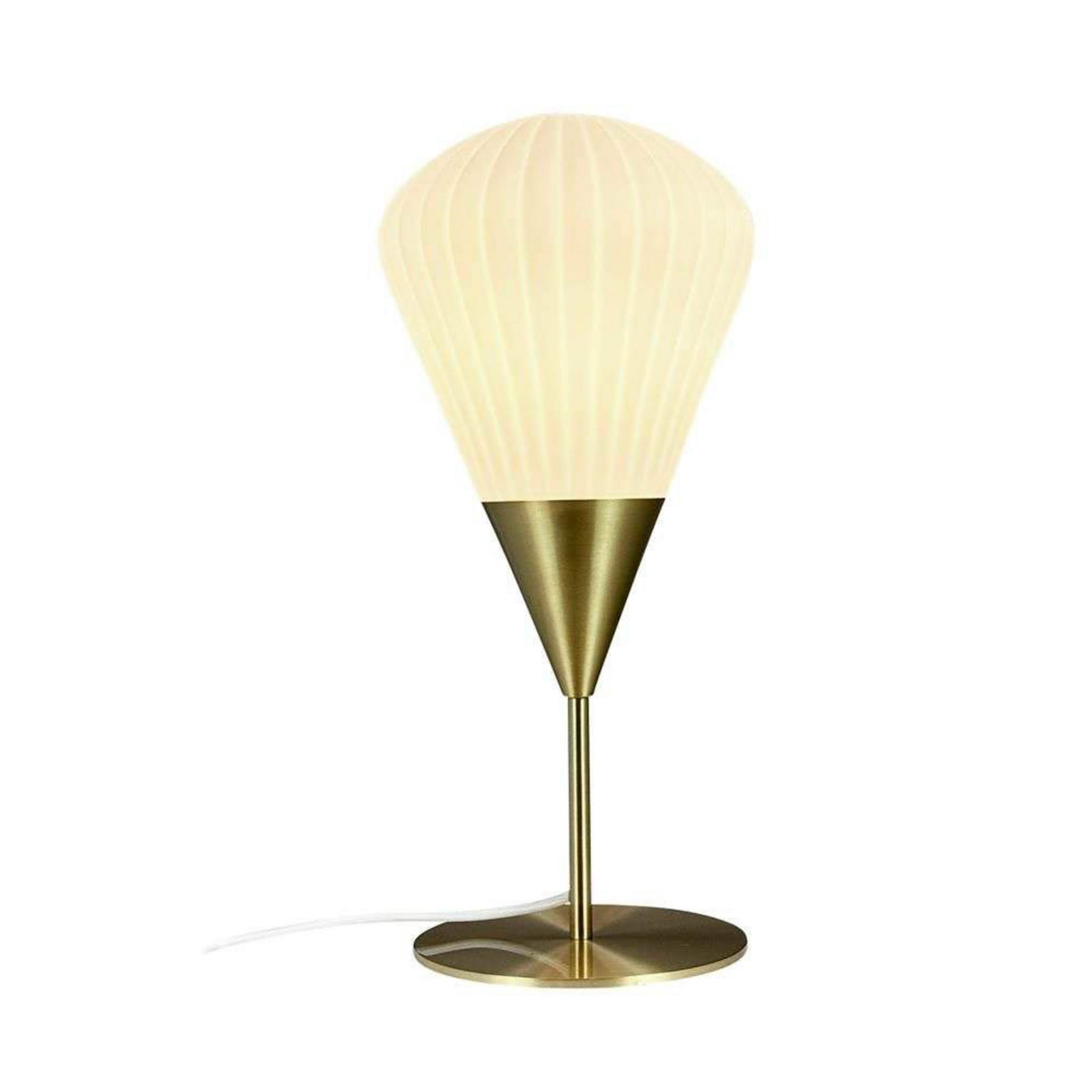 Ballon Bordlampe Opal/Messing Dyberg Larsen - Stue - Glas