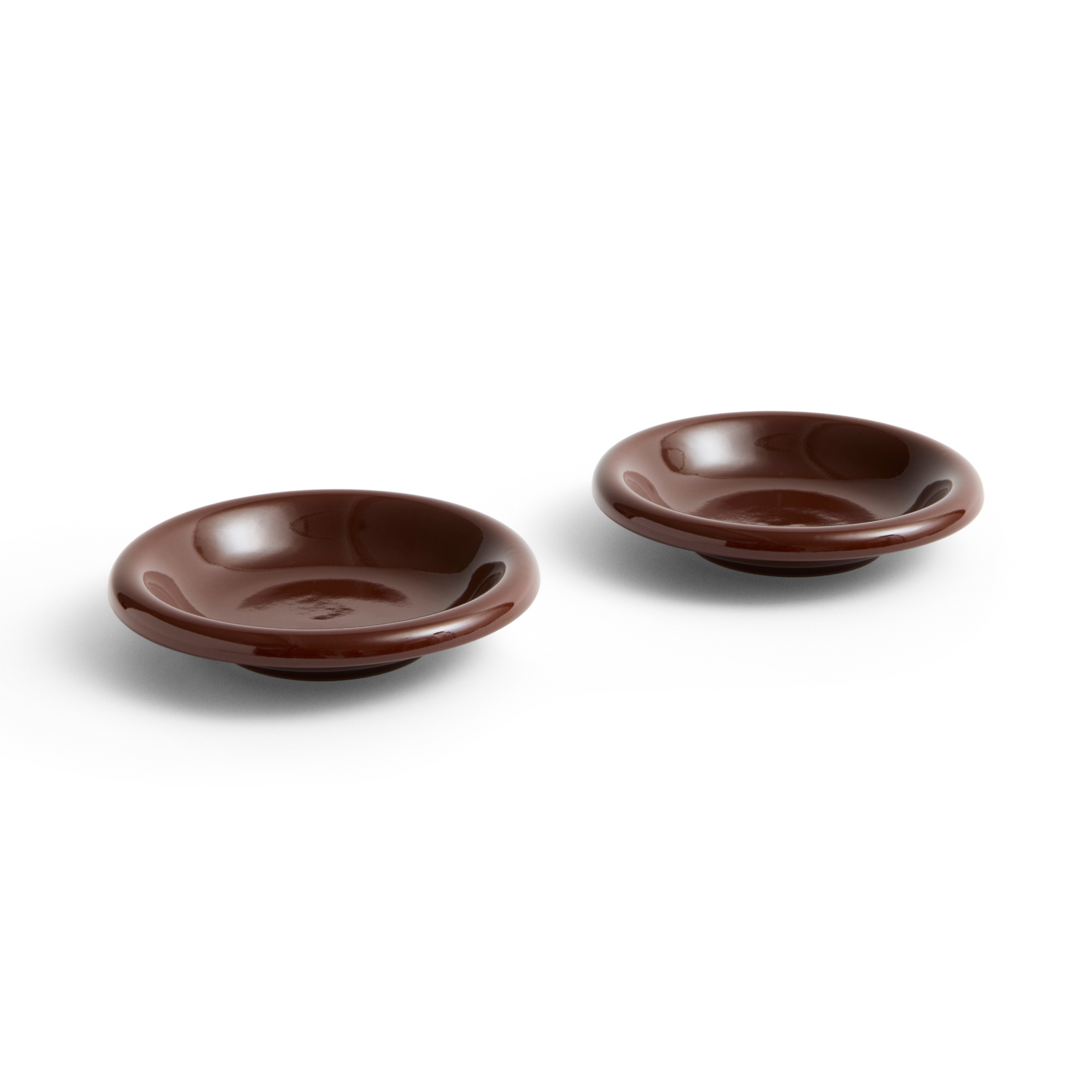 Barro bowl, dark red, Ø 20 cm, set of 2, terracotta - HAY