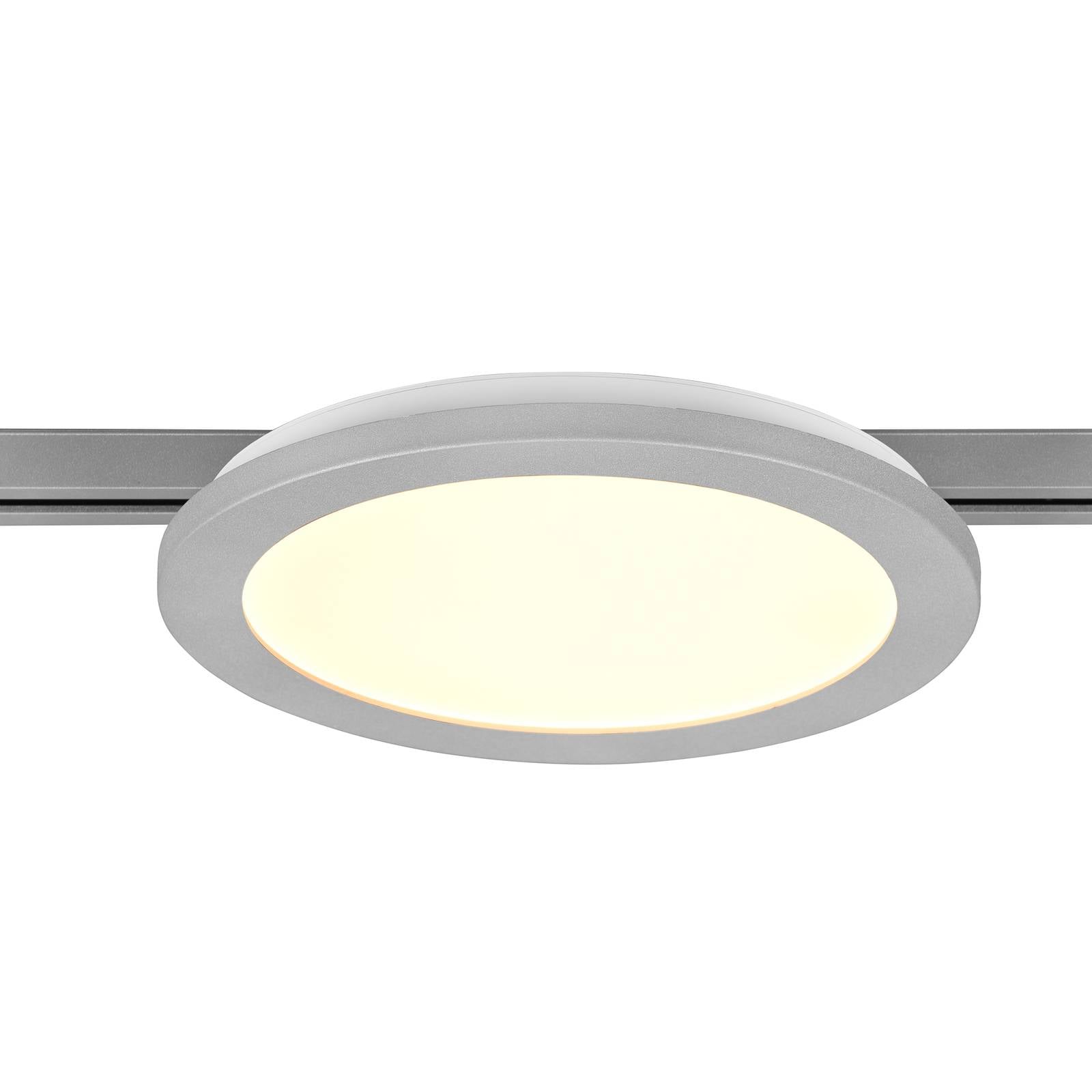 LED-Schienenleuchte Camillus für DUOline, titan, Ø 26 cm