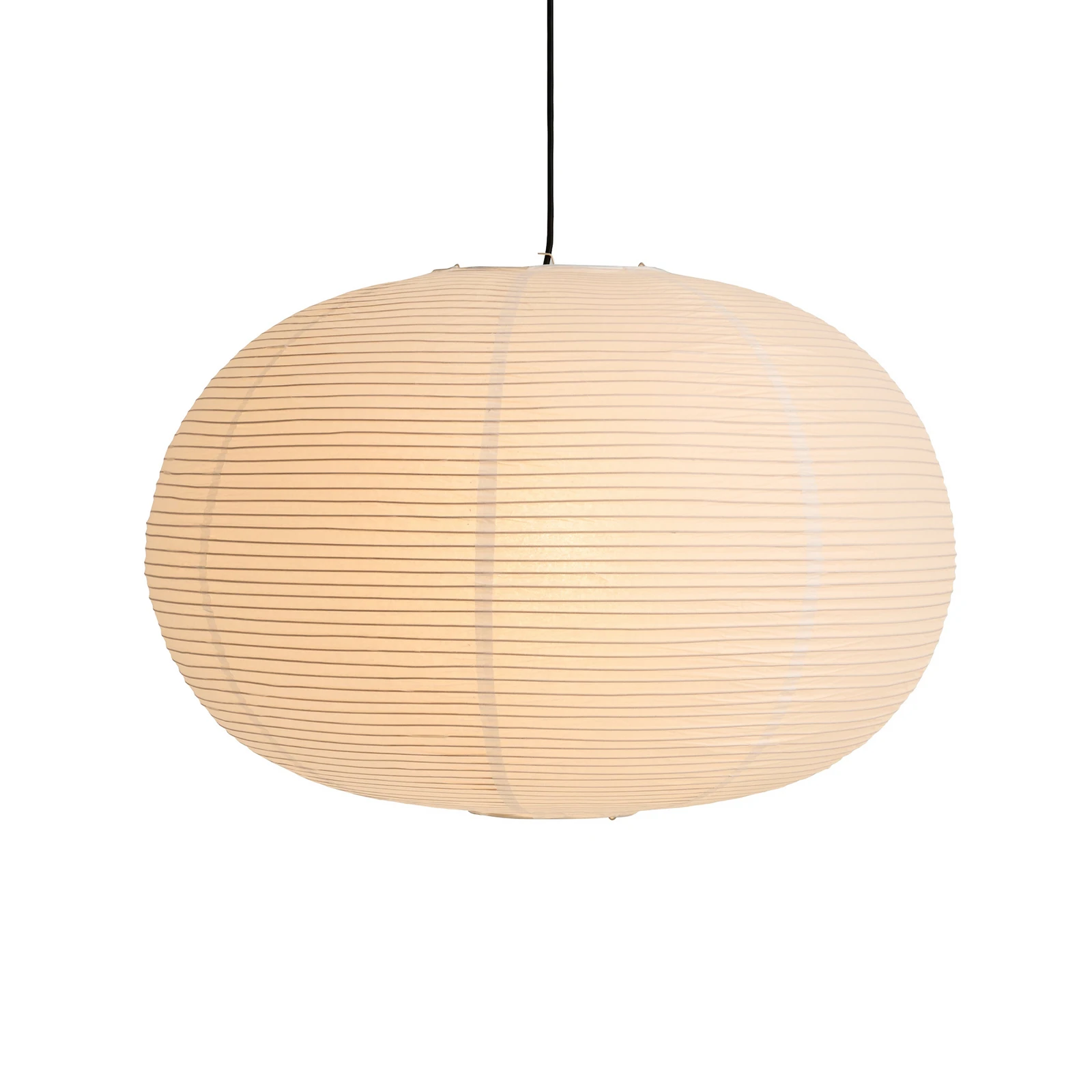 Paper Shade Ellipse Lampshade, Ø 70 cm, white - HAY | Buy online