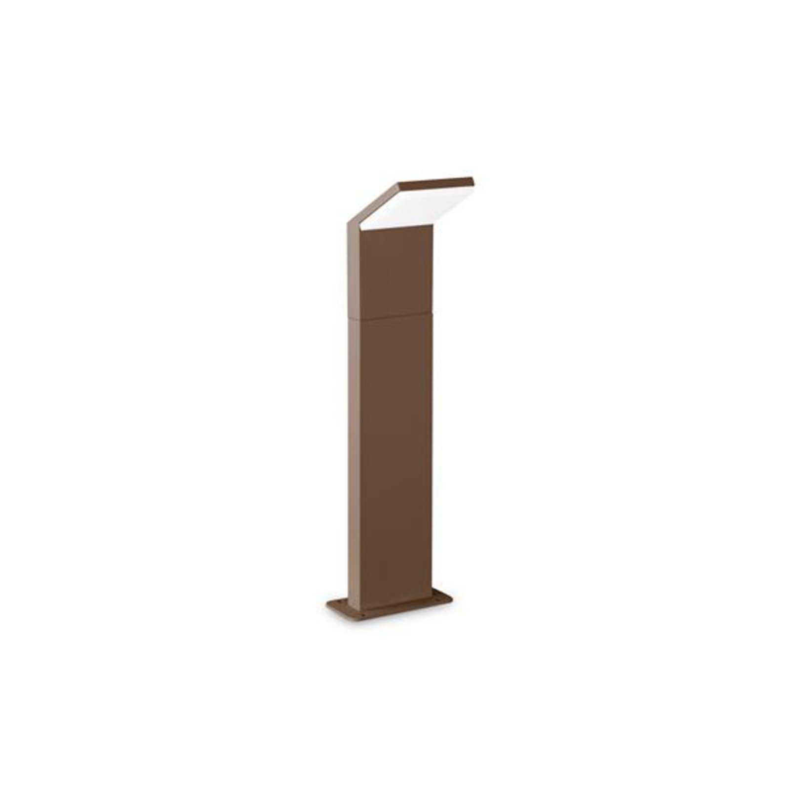 Ideal Lux LED path light Style brown height 50 cm aluminium 3,000 K