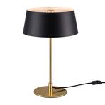 Clasi galda lampa melnā/zelta krāsā ar difuzoriem