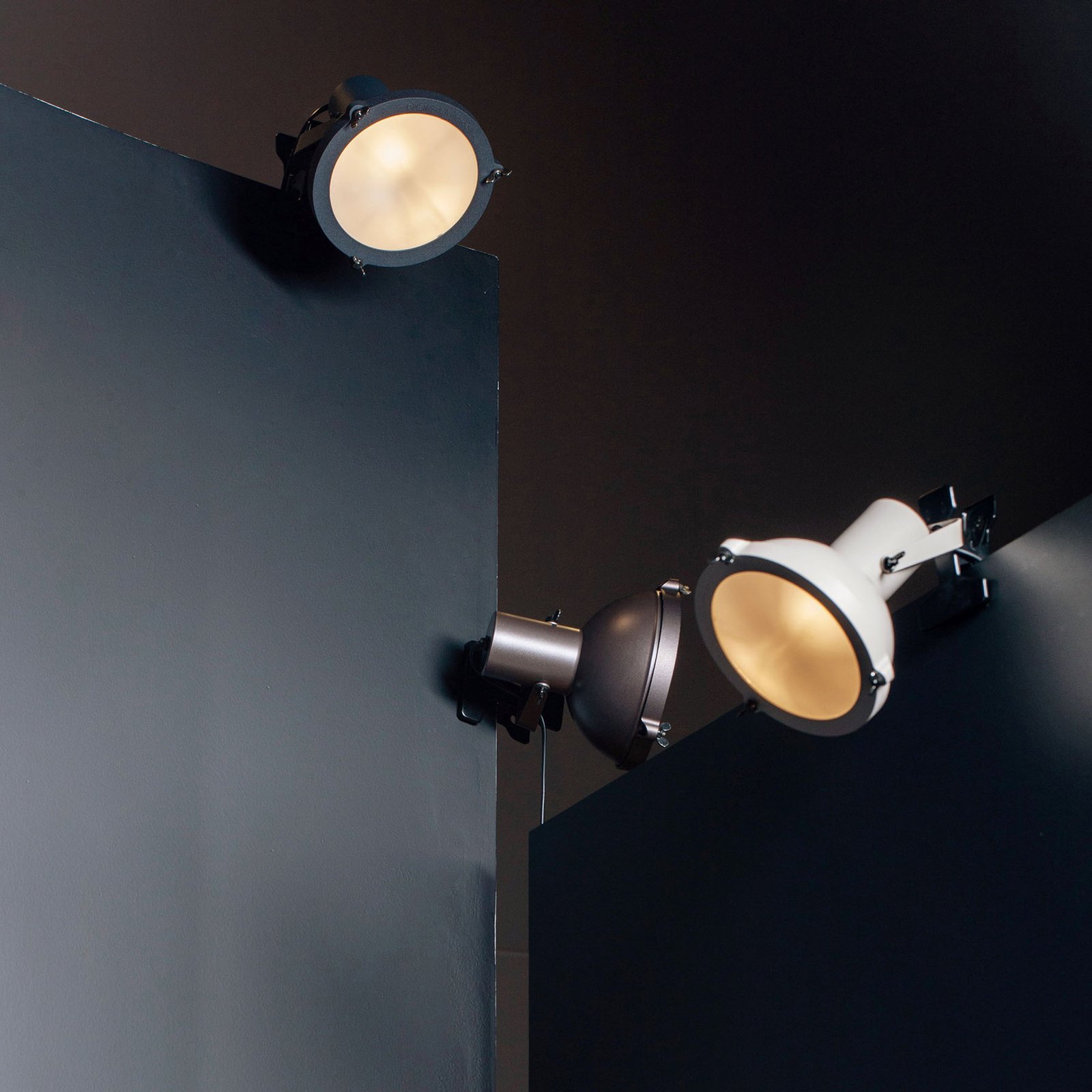 NEMO Projecteur 165 wall light, mocha brown
