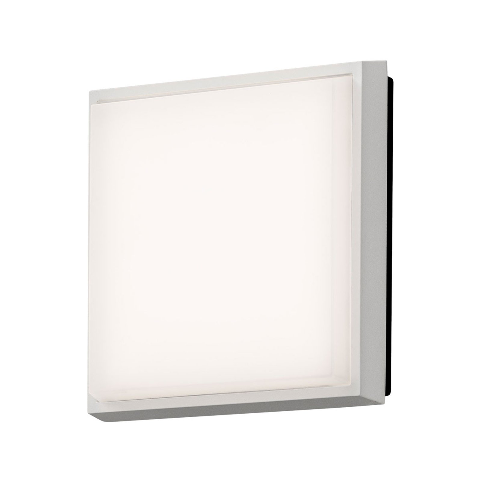 LED kültéri fali lámpa Cesena, négyzet alakú