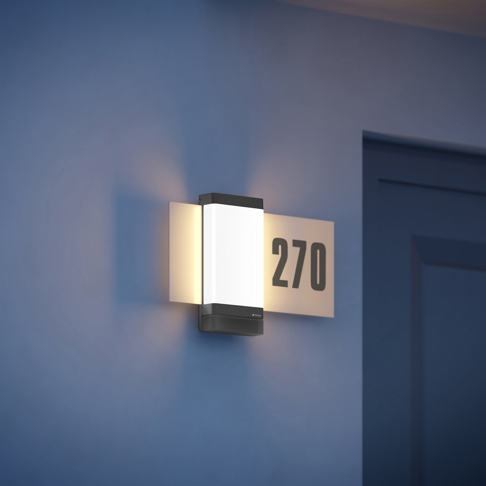 STEINEL L 270 Digi SC LED husnummerlampe, smart