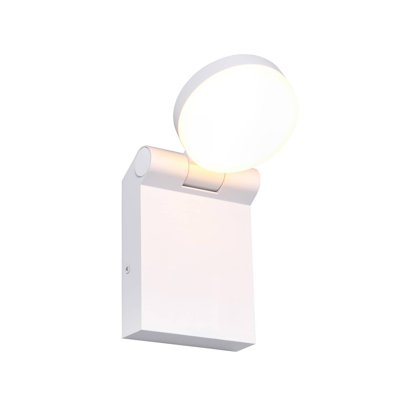 LED-Außenwandleuchte Adour, weiß matt, kippbar, CCT, IP44