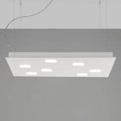Fabbian Quarter – LED závesné svietidlo 7-pl.