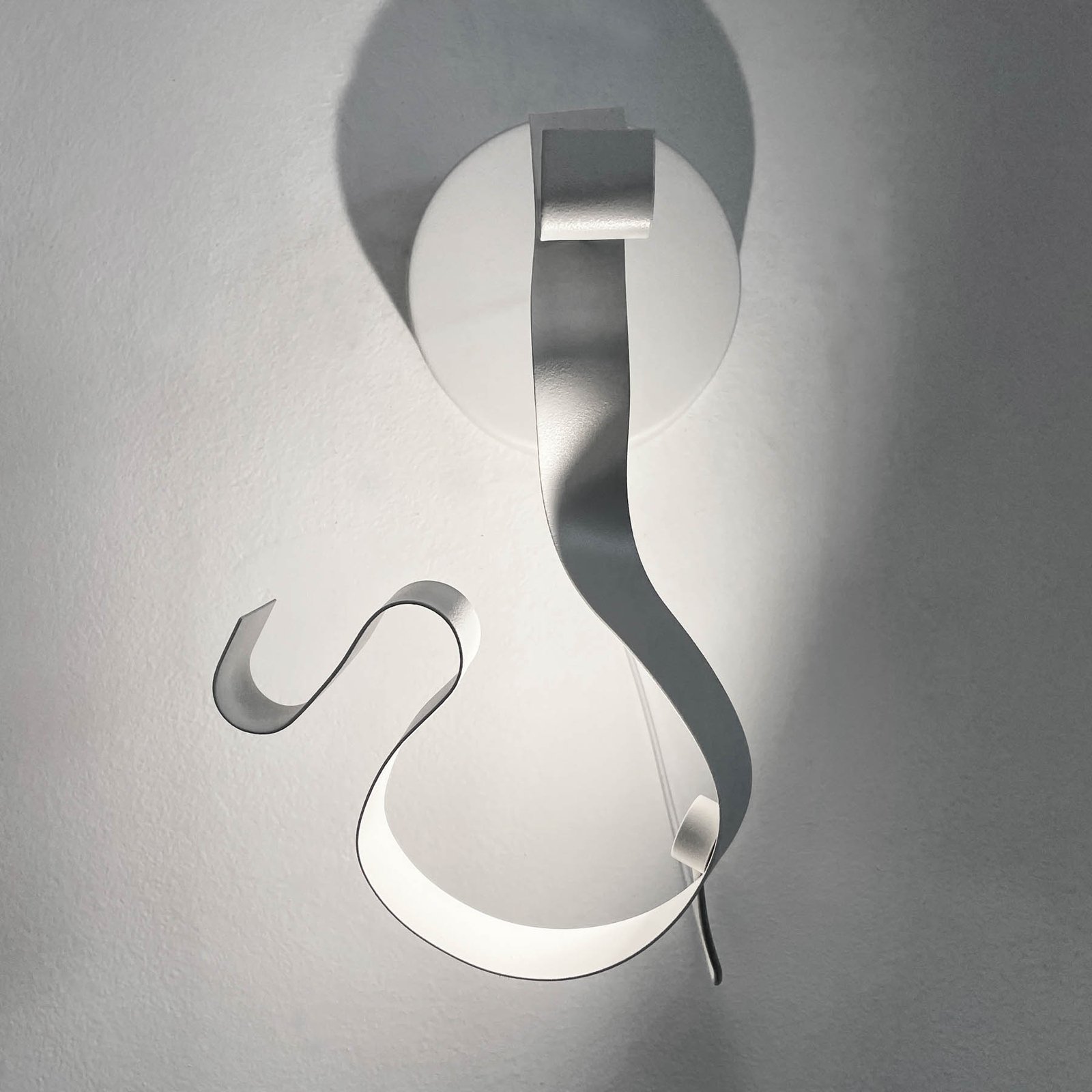 Knikerboker Curve LED pendant light, 20fl, steel