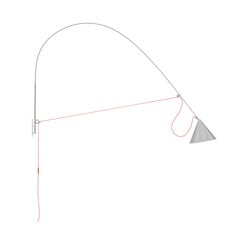 midgard LED seinavalgusti AYNO XL, hall/oranž, 4000 K 220 cm