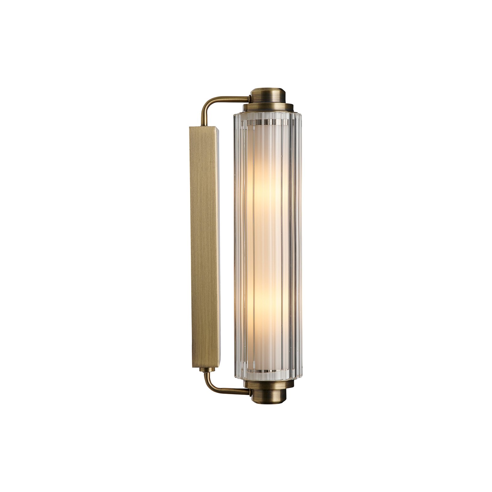 Nimal Double Aplică de perete, alamă, IP44, plastic, metal - Nordlux