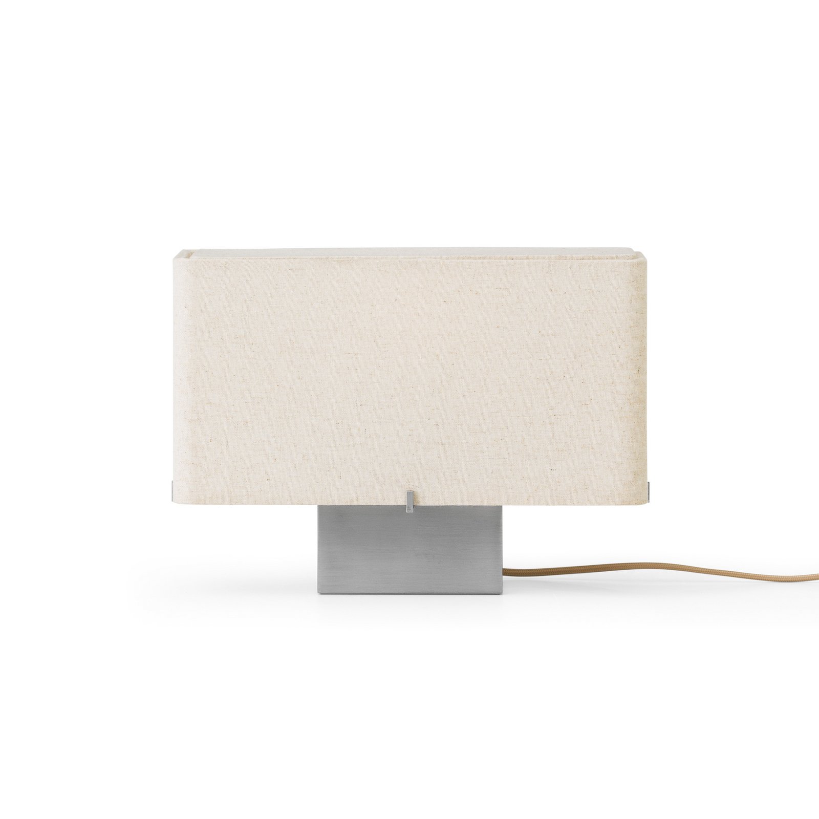 Audo lampada da tavolo Nonna alluminio/colore sabbia altezza 24 cm