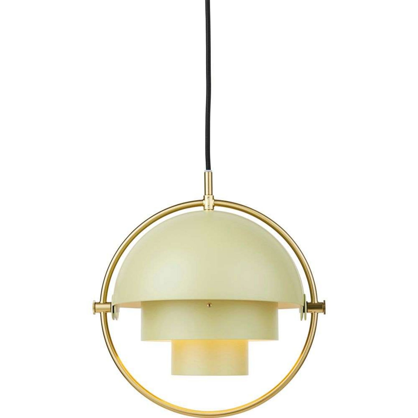 Multi-Lite Lustră Pendul Small Brass/Desert Sage - GUBI