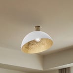Plafoniera Sfera, Ø 35 cm, bianco/oro