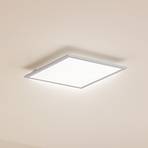 Lindby LED πάνελ Enhife, λευκό, 39,5 x 39,5 cm, αλουμίνιο