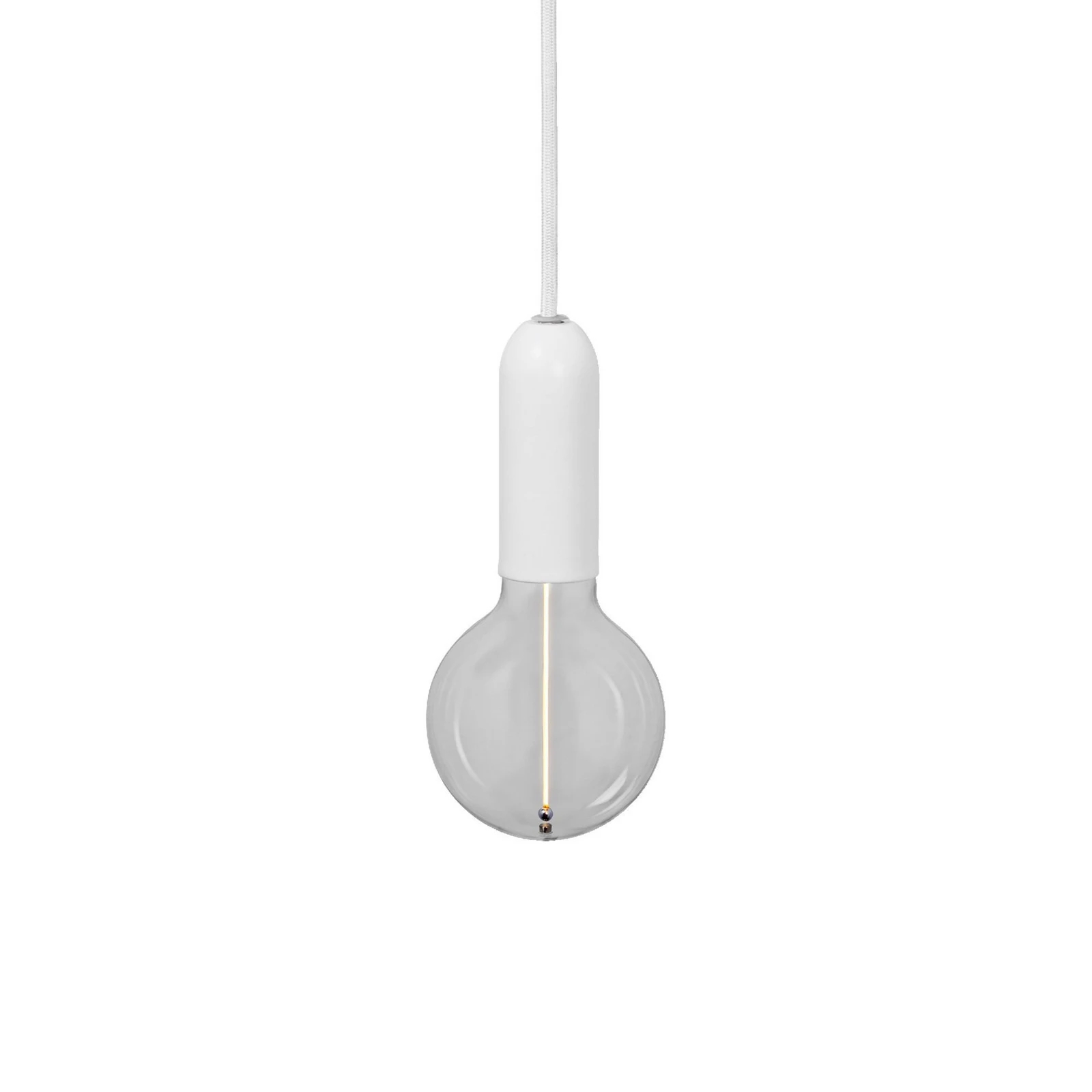 OSRAM pakabinamas šviestuvas VINTAGE 1906 ROUND, baltas, metalas, Ø 10 cm