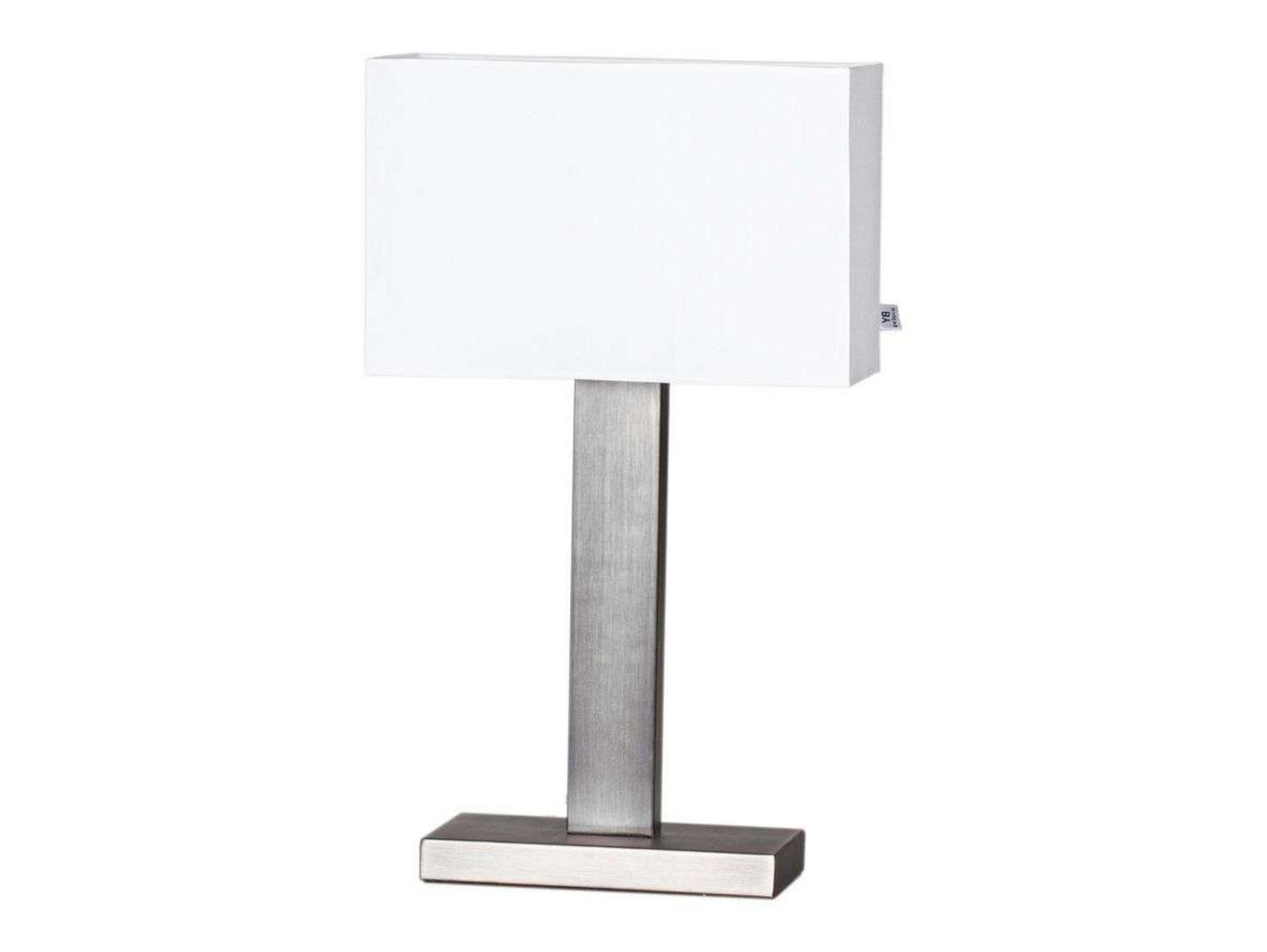 Prime Bordslampa H47 Brushed Steel/White - By Rydéns