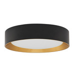 Kambia LED Stropní Lampa Ø45 Black/Gold - Lindby