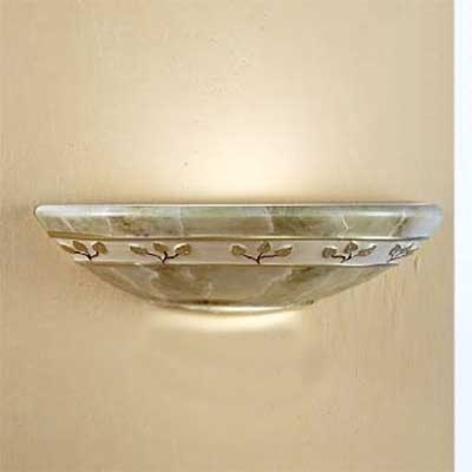 Applique FOGLIE MARMO MARRON