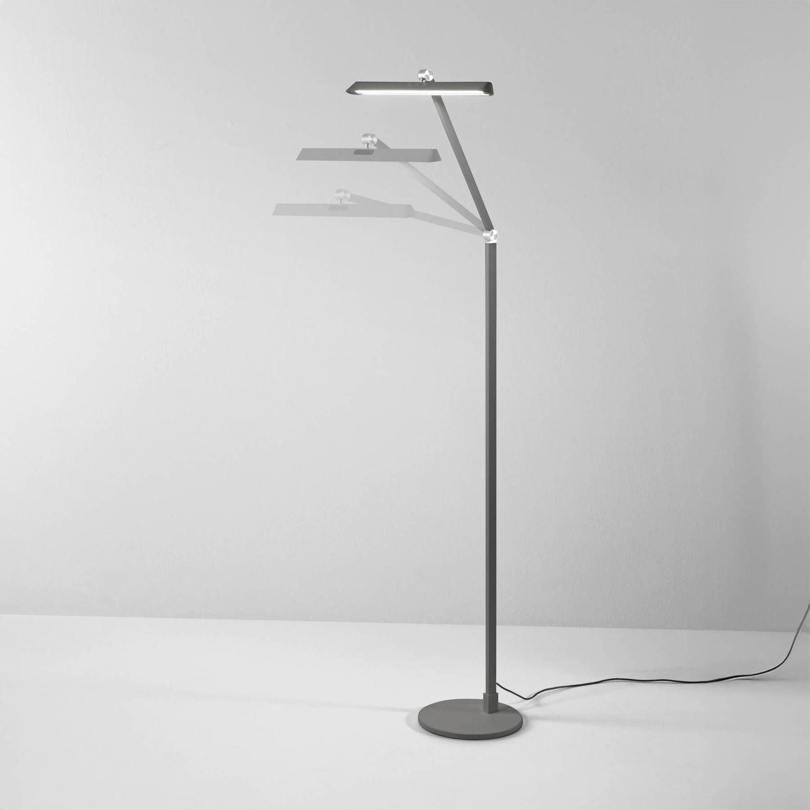 Lampa stojąca LED Beba, antracyt, wysokość 110 cm, CCT, ściemniany