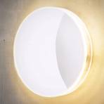 Marbella LED outdoor wall light, white