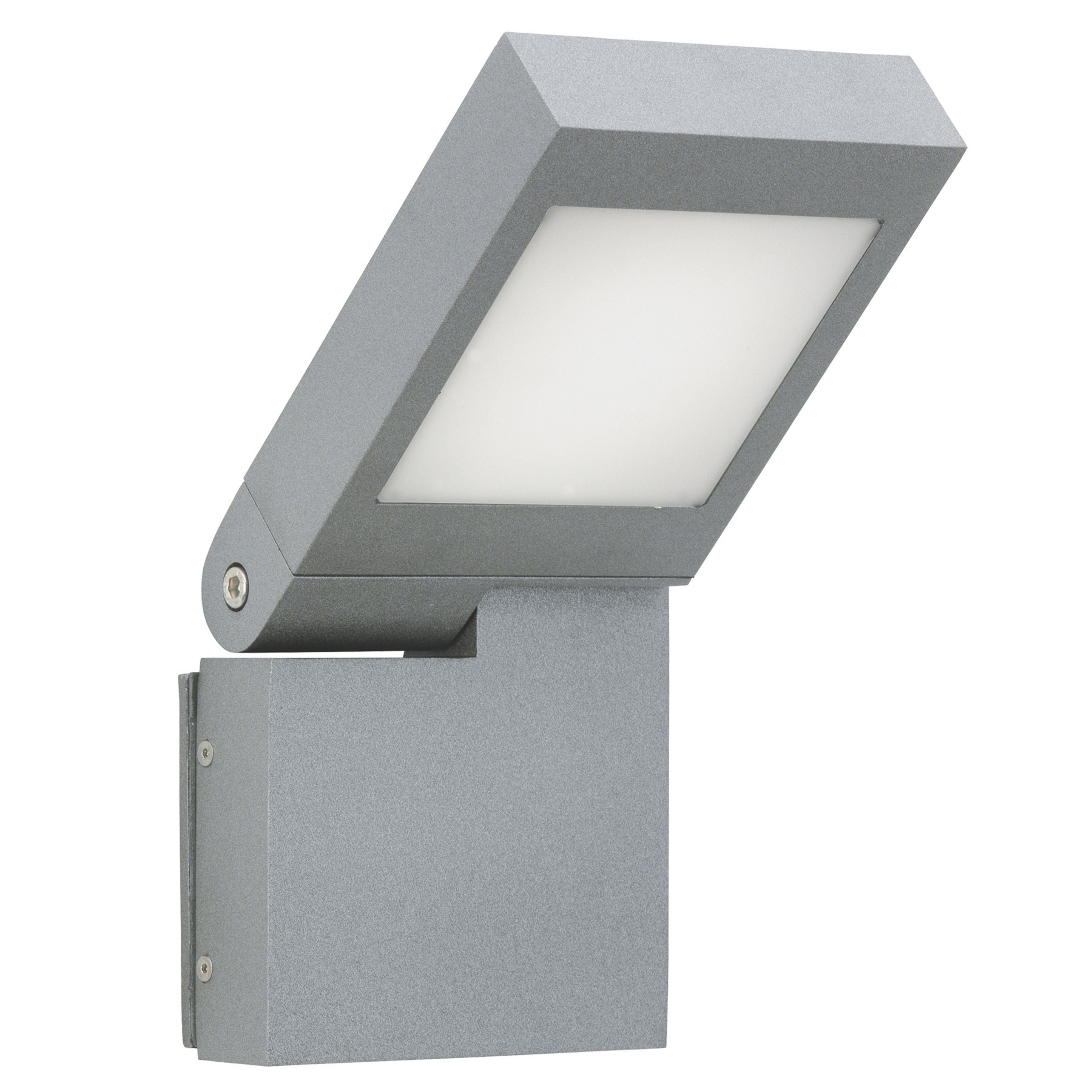 LED-Wandleuchte 0111, Kopf schwenkbar, silber