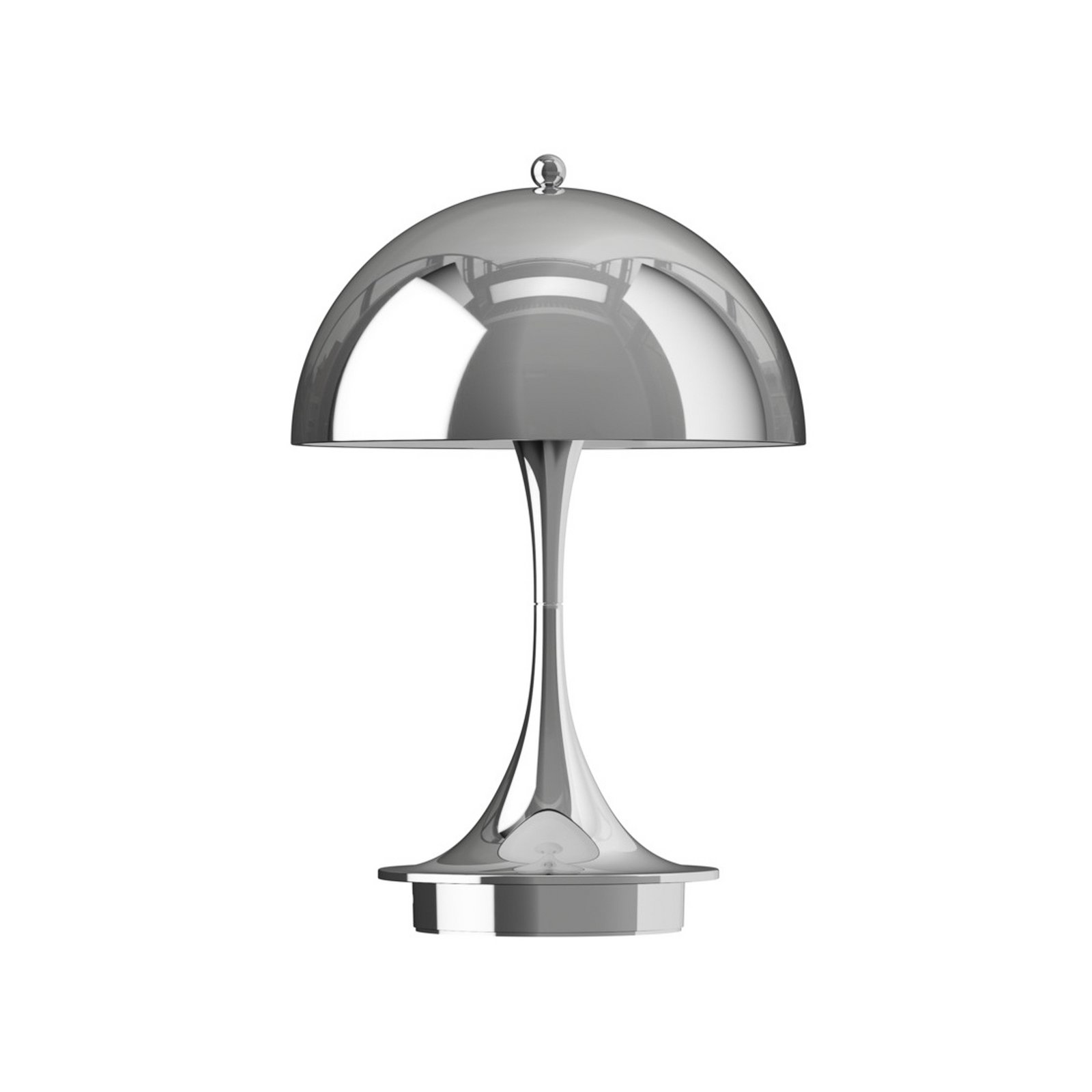 Panthella 160 Portátil Candeeiro de Mesa V3 High Lustre Cromado Plated - Louis P