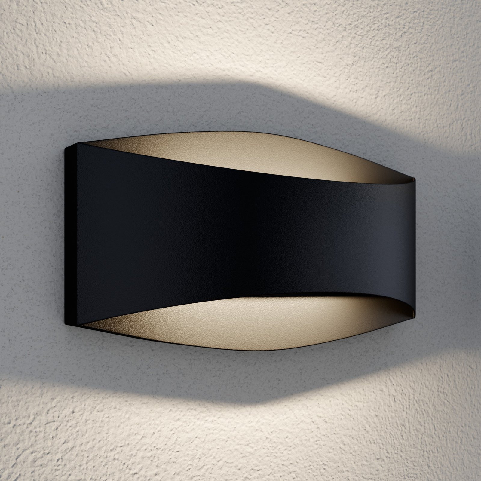 Lindby Evric -LED-ulkoseinävalaisin, 20,3 cm