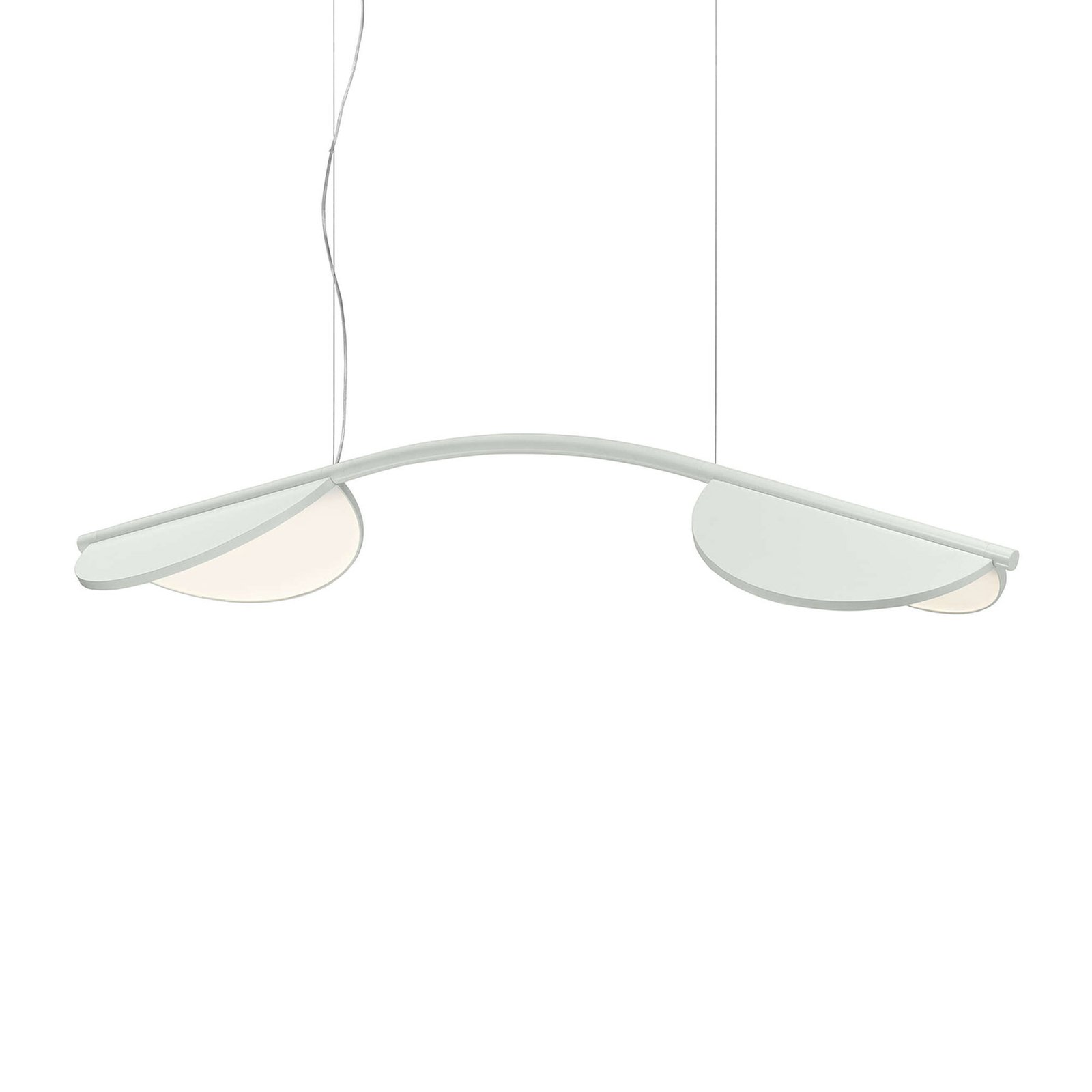 FLOS Almendra Arch LED hanging light, two-bulb