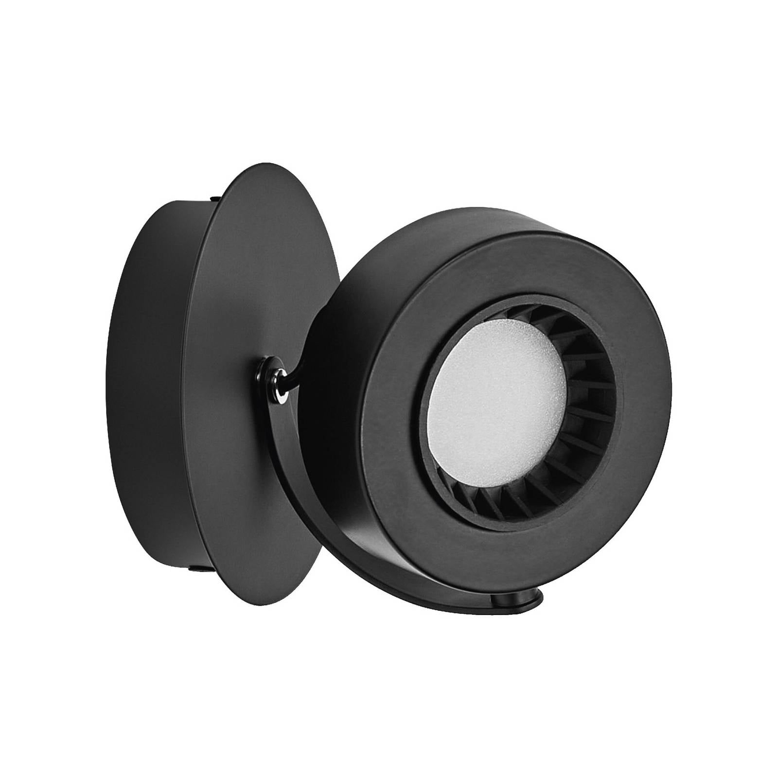 OSRAM LED-Wandstrahler VENUS, schwarz, 1-flg. Metall 3.000 K