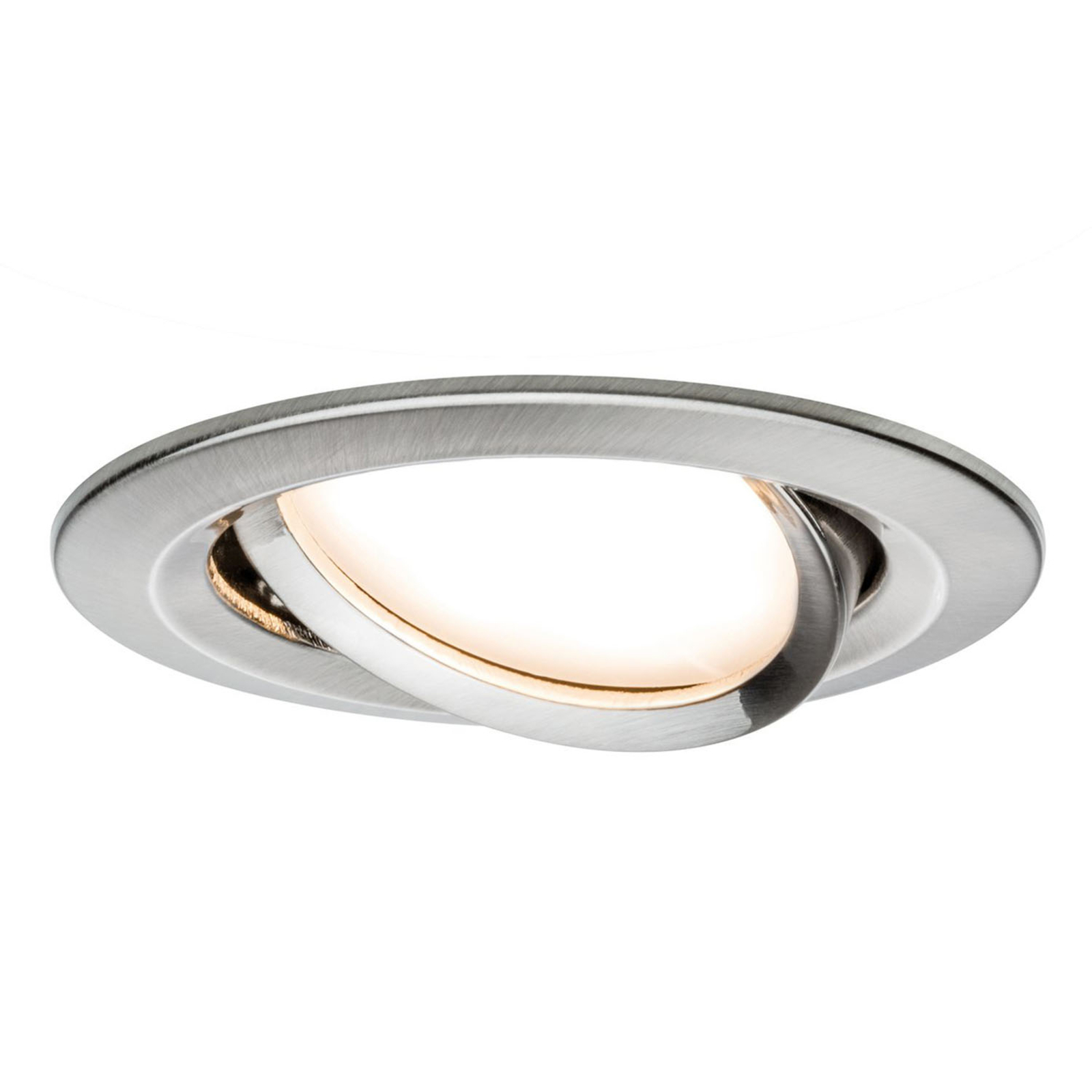 Nova Coin upotettava LED-kohdevalaisin, 3 kpl, kääntyvä, rauta - Paulmann Nova Coin upotettava LED-kohdevalaisin, 3 kpl, kääntyvä, rauta - Paulmann