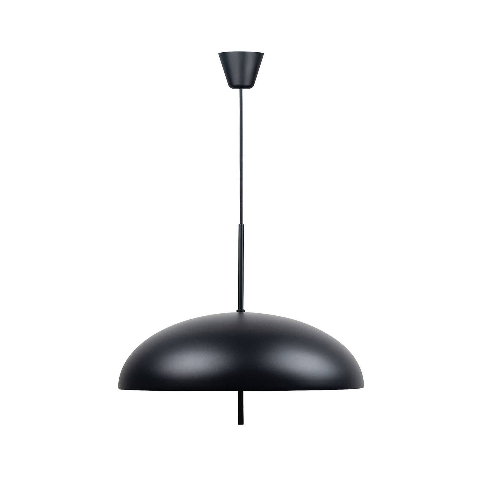 Lampa wisząca Versale, czarna, Ø 50 cm