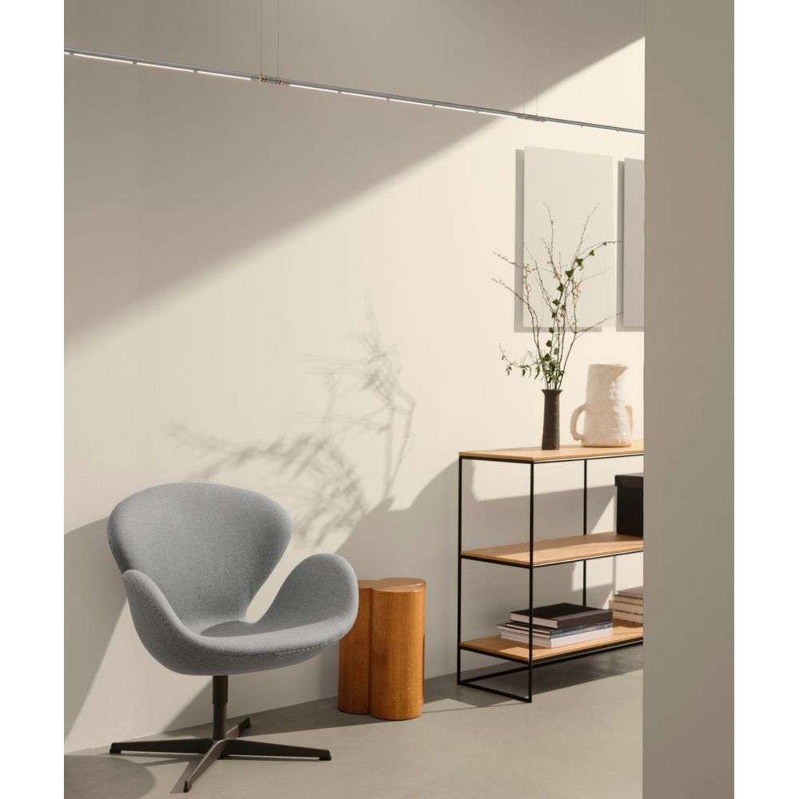 Oneline™  Lustră Pendul Zigbee Steel - Fritz Hansen