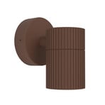 Vonkajšie nástenné svietidlo Tomelloso, farba hrdza, výška 12 cm, kov