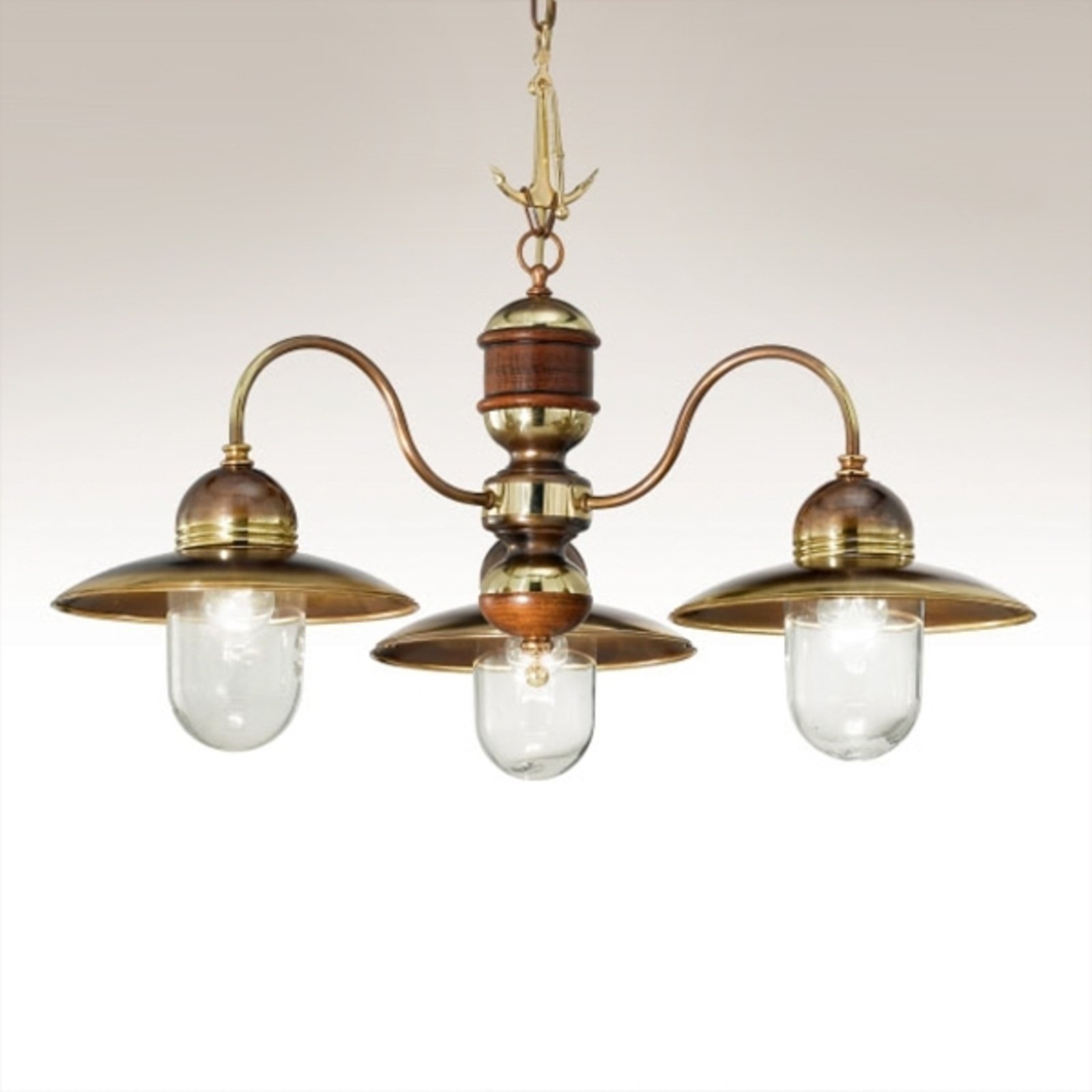 Faro three-bulb hanging light