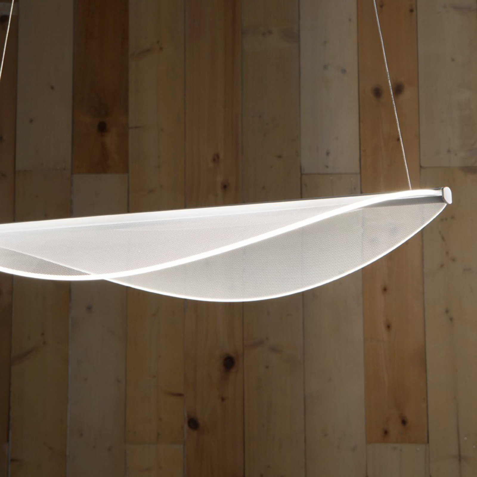 Stilnovo Diphy LED hanging light, 1-bulb, Phase, 76 cm
