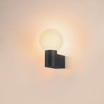 SLV Varyt bathroom wall light, black, aluminium, width 12 cm